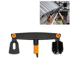 Fiskars QuikFit testina accessorio pulitore pulisci grondaie scopino