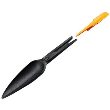 Fiskars Solid piantatore trapiantatore per semi 4 in 1 fibercomp