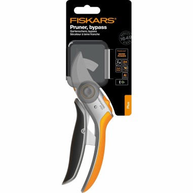 FISKARS P751 forbici da potatura Bypass Plus in acciaio temprato