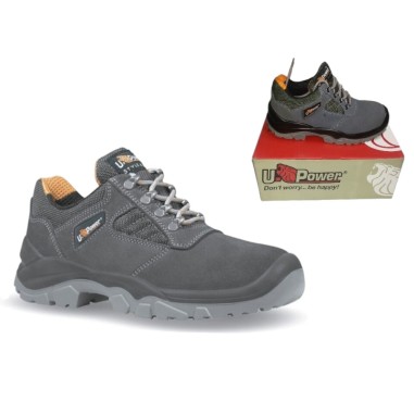 Scarpe antinfortunistiche lavoro U.power Style & Job Tudor scamosciata