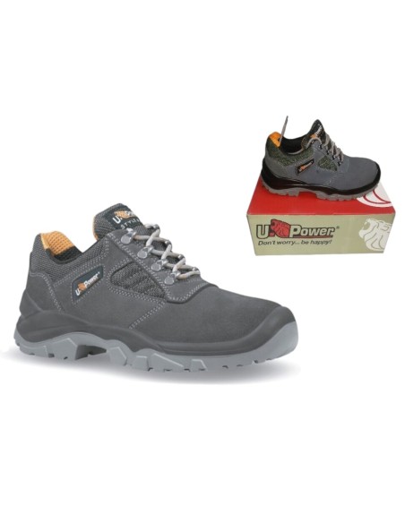 Scarpe antinfortunistiche lavoro U.power Style & Job Tudor scamosciata
