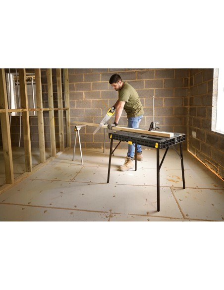 Banco da lavoro STANLEY ESSENTIAL portatile pieghevole 85x30 cm 320Kg
