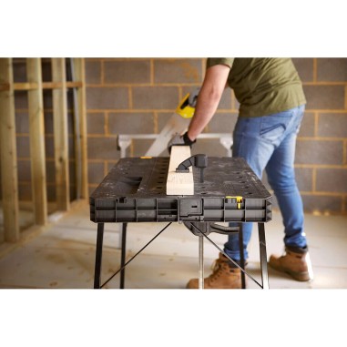 Banco da lavoro STANLEY ESSENTIAL portatile pieghevole 85x30 cm 320Kg