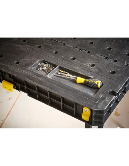 Banco da lavoro STANLEY ESSENTIAL portatile pieghevole 85x30 cm 320Kg