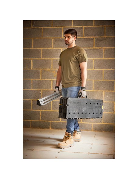 Banco da lavoro STANLEY ESSENTIAL portatile pieghevole 85x30 cm 320Kg