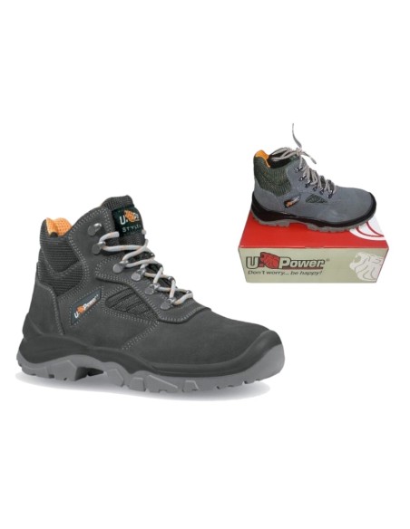 UPOWER SCARPE DA LAVORO ALTA SCAMOSCIATA S1P SRC MODELLO REAL