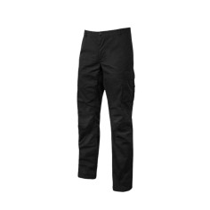 Upower OCEAN Black Carbon pantalone da lavoro multi tasca slim estivo