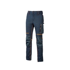 UPower ATOM Deep Blue pantalone da lavoro multi tasca idrorepellente