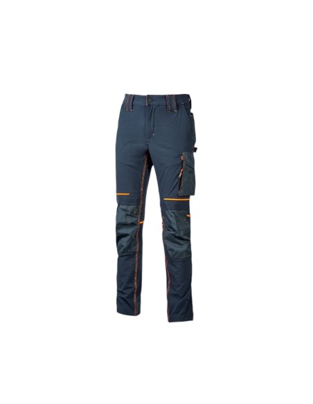 UPower ATOM Deep Blue pantalone da lavoro multi tasca idrorepellente