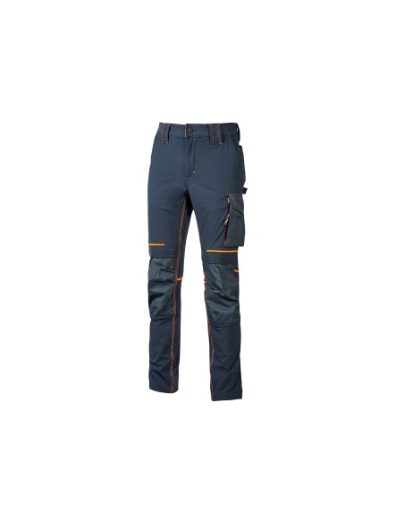 UPower ATOM Deep Blue pantalone da lavoro multi tasca idrorepellente