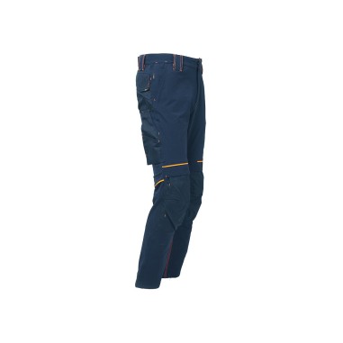 UPower ATOM Deep Blue pantalone da lavoro multi tasca idrorepellente