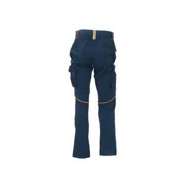 UPower ATOM Deep Blue pantalone da lavoro multi tasca idrorepellente