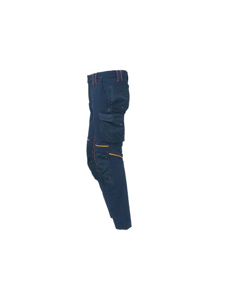 UPower ATOM Deep Blue pantalone da lavoro multi tasca idrorepellente