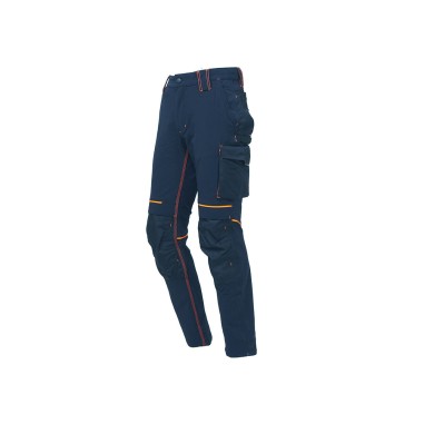 UPower ATOM Deep Blue pantalone da lavoro multi tasca idrorepellente