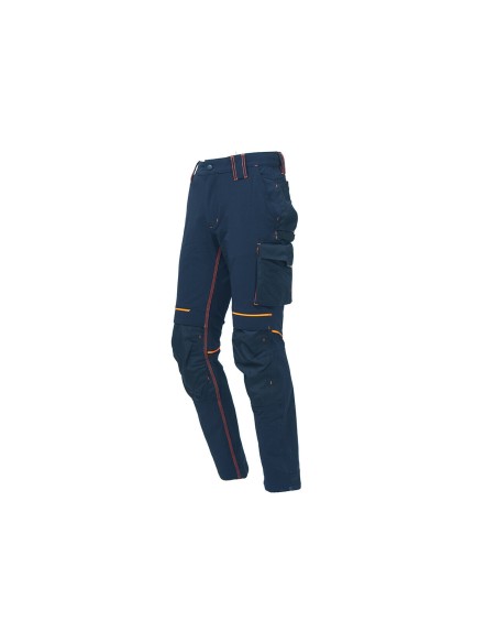 UPower ATOM Deep Blue pantalone da lavoro multi tasca idrorepellente