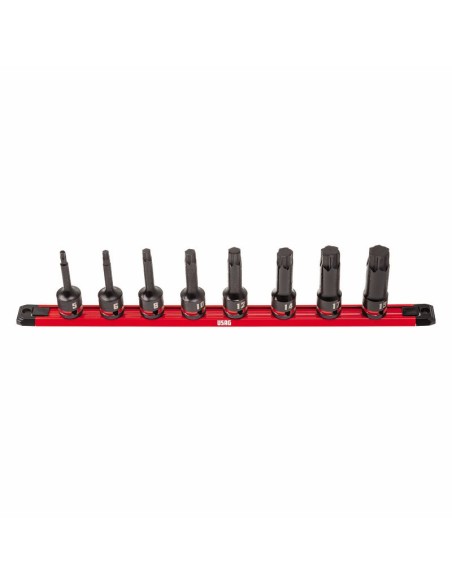 Serie 8 Bussole USAG 234 1/2 MX/SE8 XGrip per Viti Rovinate 1/2"