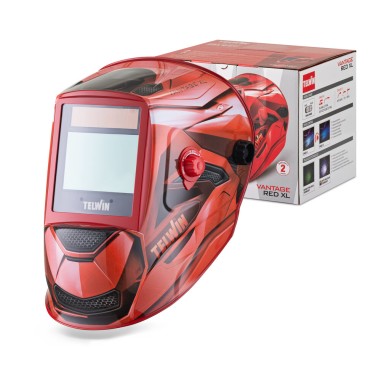 Maschera Saldatura Telwin Vantage Red XL 802936 – MMA MIG-MAG TIG