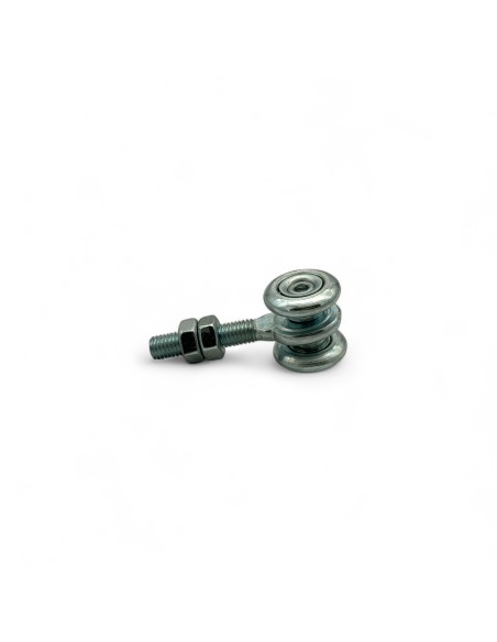 Carrello Comunello 2-P Cancello Scorrevole 2 Ruote Nylon Cuscinetto Piccolo Ø24