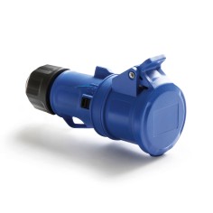 Rosi 1009223 Presa Mobile Industriale CEE 2P+T 16A 220V IP54 Blu Serie 10