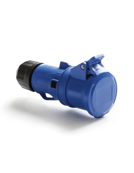 Rosi 1009223 Presa Mobile Industriale CEE 2P+T 16A 220V IP54 Blu Serie 10