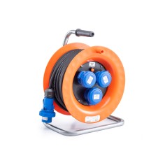 Rosi 4007 Avvolgicavo Industriale Trifase HO7RNF 4G2,5 30mt 3P+E 16A IP67