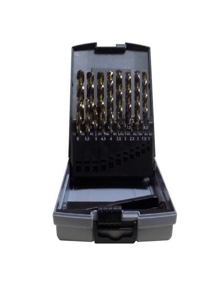KRINO Serie assortimento 19 punte metallo HSS-G rettificate