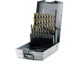 KRINO Serie assortimento 19 punte al COBALTO 5% rettificate