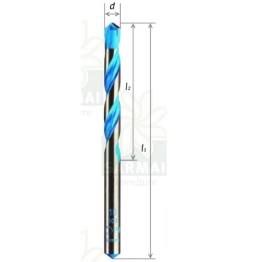 KRINO MULTIK punta trapano universale multimateriale metallo legno cemento pvc