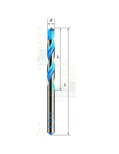 KRINO MULTIK punta trapano universale multimateriale metallo legno cemento pvc
