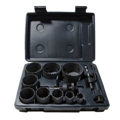 SEGHE A TAZZA BIMETALLICHE E ACCESSORI SET 12 PEZZI  KRINO