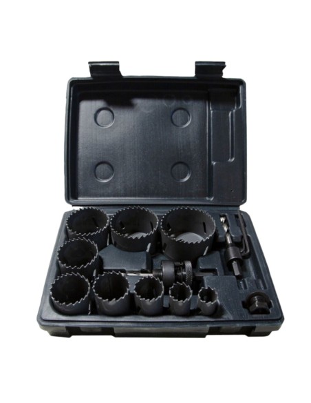 SEGHE A TAZZA BIMETALLICHE E ACCESSORI SET 12 PEZZI  KRINO