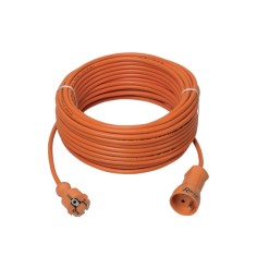 Prolunga da giardino filo elettrico 3G1,5 3x1,5 mm presa schuko 25 metri IP20