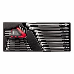 USAG 519/285A1 Modulo Termoformato Assortito 25 Pz Chiavi Combinate Esagonali