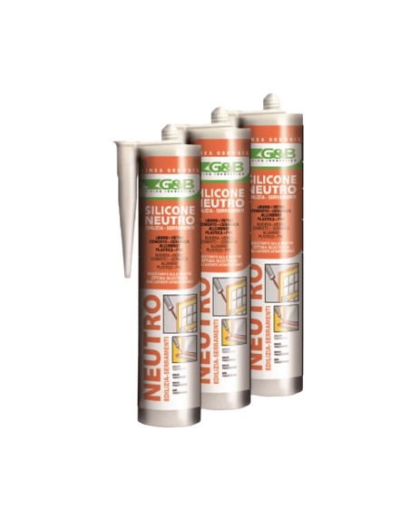 SILICONE NEUTRO EDILIZIA E SERRAMENTI G&B 310ml TABACCO SILN 07