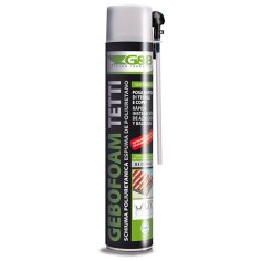 SCHIUMA POLIURETANICA GEBOFOAM TETTI G&B PROFESSIONALE COLORE GRIGIO