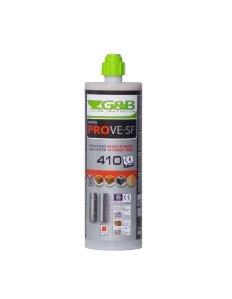 GEBOFIX PRO VE-SF G&B RESINA ANCORANTE SENZA STRINE PER FORATI CEMENTO