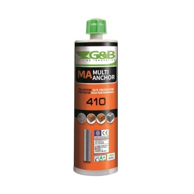 MULTI ANCHOR G&B RESINA ANCORANTE MA410 410ml TASSELLO CHIMICO CEMENTO