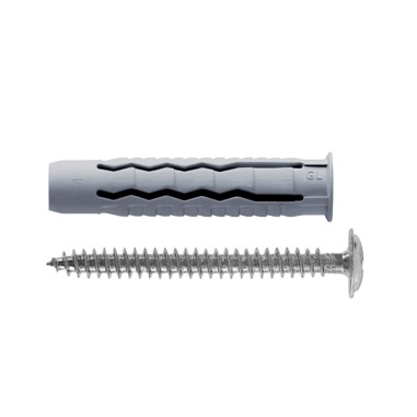 Tasselli G&B GL NYLON multiuso Con viti vite testa larga 50 100 Pezzi