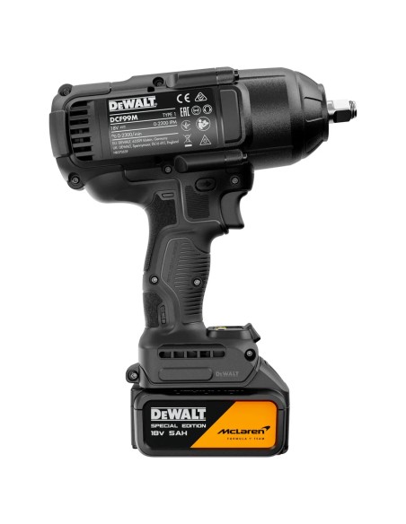 DeWalt DCF99MP2T-QW Avvitatore Impulsi 1/2" 18V XR Brushless McLaren Edition 1396Nm 2×5Ah