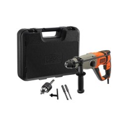 BLACK+DECKER BEHS02K-QS Martello Tassellatore SDS+ 800W 2,2J 3 Modalità