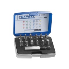 EXPERT PASTORINO E113901 SET INSERTI 1/4 INTAGLIO PHILLIPS POZIDRIV TORX