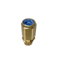 Valvola di sicurezza aria compressa tarata 11 Bar attacco maschio 3/8