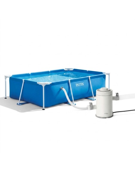 Intex 28270NP Piscina Frame 220x150x60 cm con Pompa Krystal Clear 1250 L/h