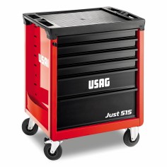 Usag Just U05150106 Carrello Officina 6 Cassetti Vuoto 779x515x900 mm Acciaio