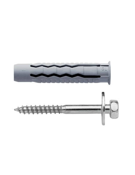 Tasselli G&B GL NYLON Con vite Testa esagonale mordente rondella