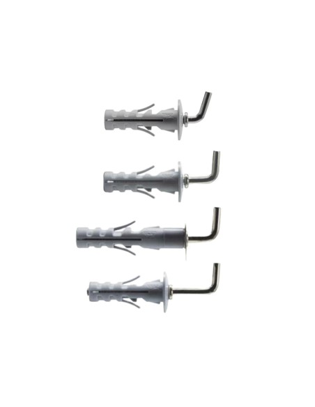 G&B Tassello Nylon Ø 9, 12 MM Gancio Acciaio corto, medio, lungo