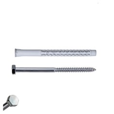 Tasselli G&B GX-L Nylon con vite testa esagonale Acciaio Varie misure