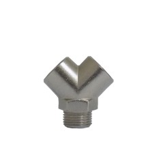 Raccordo a Y a 90° Maschio Cilindrico tubi aria fluidi