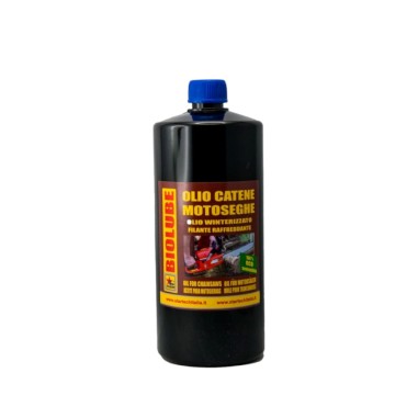 BIOLUBE olio lubrificante catena motosega protettivo biologico