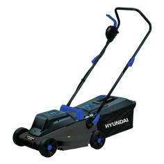 Hyundai SF7A109 Rasaerba Elettrico 1200W Taglio 32cm 3 Altezze 25-60mm IP24